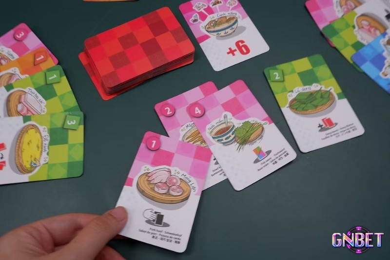 Các thực hiện bảo quản những thành phần có trong Board game lên mâm