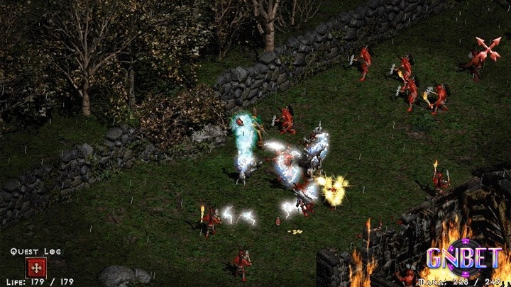 Đồ hoạ game cũ thường khá đơn giản, phù hợp với máy cấu hình thấp