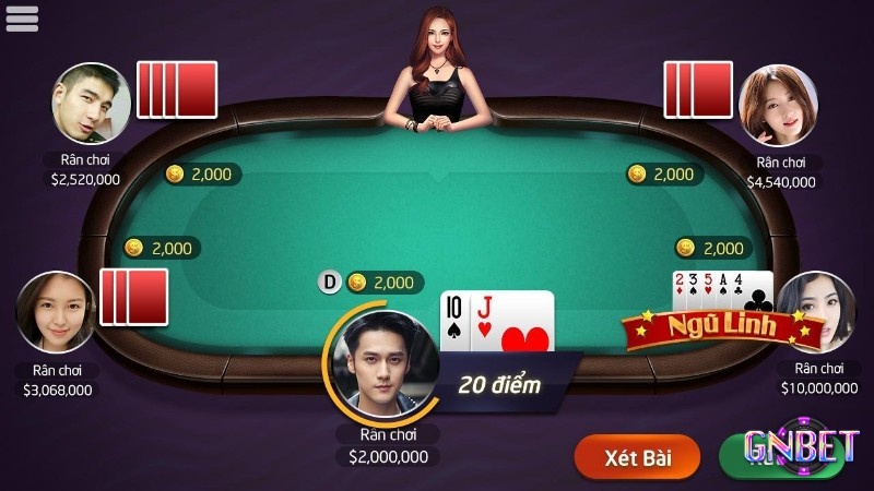 Hành động của nhà cái trong luật chơi xì dách