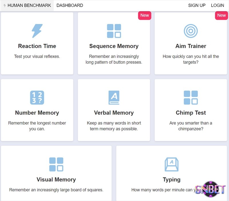 Human Benchmark Reaction Time giúp bạn theo dõi và cải thiện phản xạ chính xác qua từng bài kiểm tra