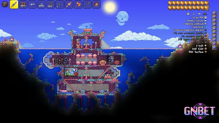 Terraria mang lại cảm giác sinh tồn vừa cổ điển vừa hiện đại nhờ hệ thống vật phẩm cực kì phong phú