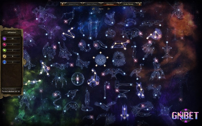 Hệ thống Devotion và các chòm sao trong Grim Dawn