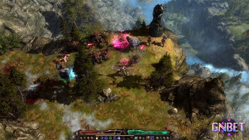 Khung cảnh u ám của Cairn trong game Grim Dawn
