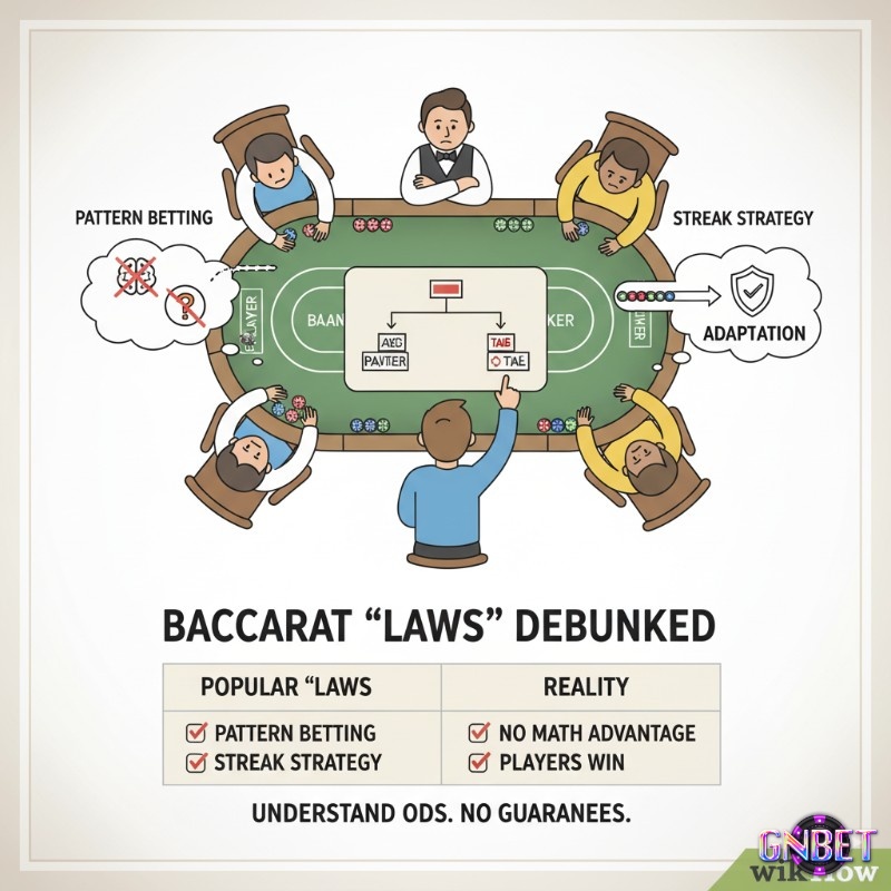 Người chơi phân tích các ""quy luật Baccarat"" phổ biến và sự thật đằng sau để có cái nhìn khách quan