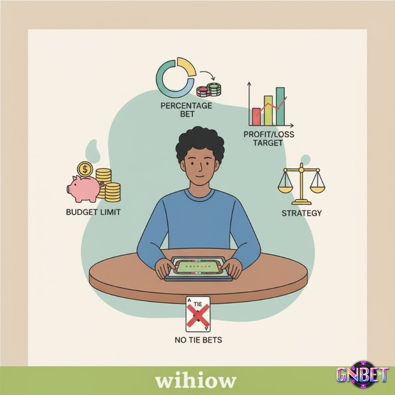 Người chơi baccarat quản lý vốn và tâm lý bằng cách đặt ngân sách, giới hạn lỗ lãi và tránh cửa hòa