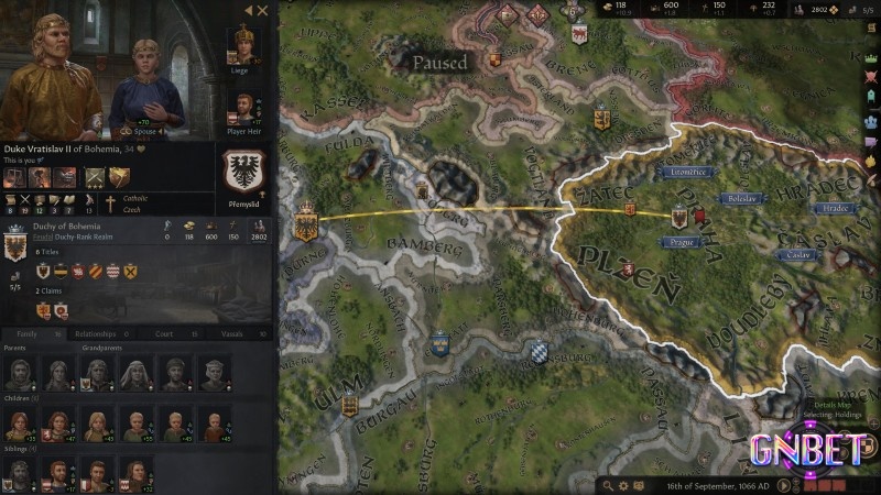 Game Crusader Kings III có lối chơi mô phỏng quản lý các vương triều hấp dẫn