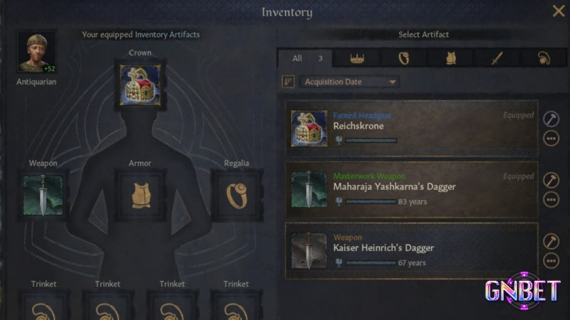 Các vũ khí và trang bị giúp tăng sức mạnh cho nhân vật của bạn