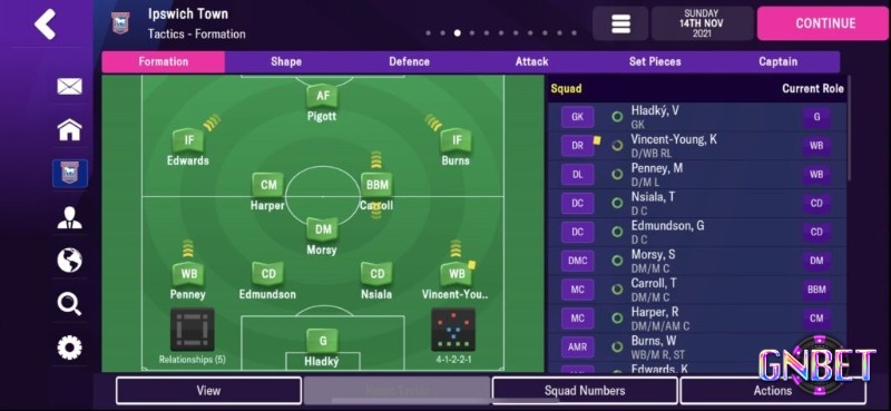 Không khí chiến thuật và cảm giác điều hành đội bóng là điểm làm nên bản sắc riêng của dòng game quản lý bóng đá mobile