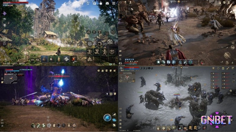 xu hướng đồ họa MMORPG 3D mobile hiện đại