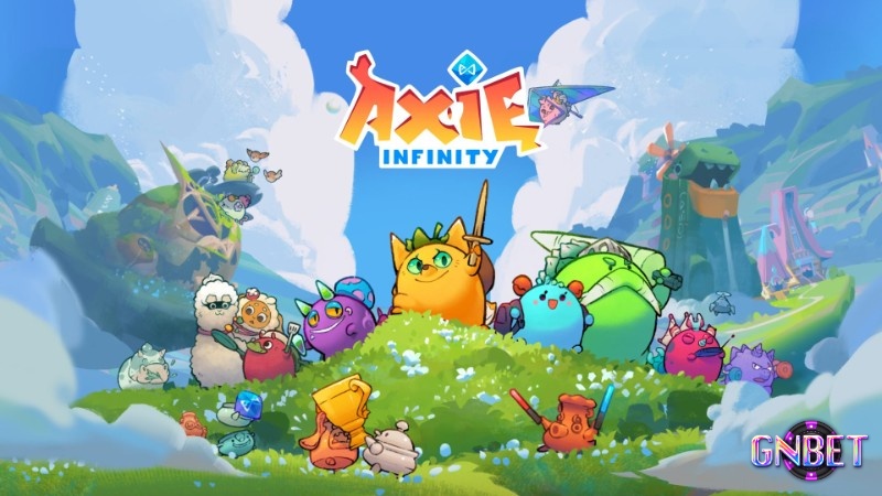 Axie Infinity với các sinh vật Axie trong đội hình chiến đấu