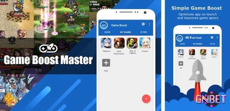 Game Boost Master tối ưu RAM cho game Android