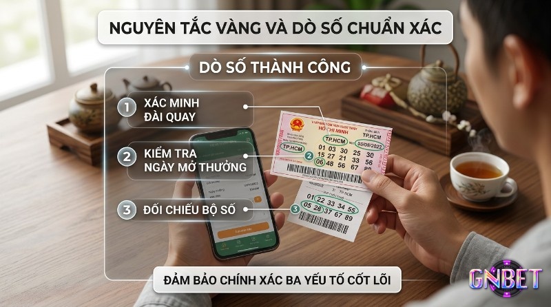 Nguyên tắc vàng, cách dò vé số kiến thiết, chuẩn xác: xác minh đài quay, ngày mở thưởng và đối chiếu bộ số trên vé số TP.HCM ngày 03/09/2022
