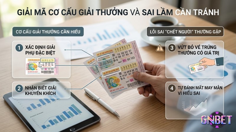 Giải mã cơ cấu giải thưởng vé số, hướng dẫn xác định giải Phụ Đặc biệt, giải Khuyến khích và tránh vứt bỏ vé trúng giá trị
