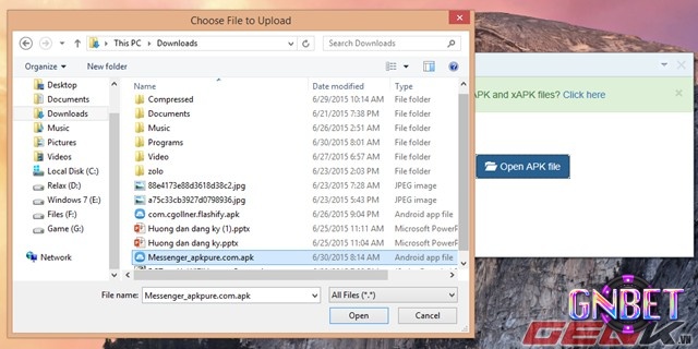 Lưu file APK trong thư mục riêng giúp người dùng tìm và quản lý bộ cài dễ dàng