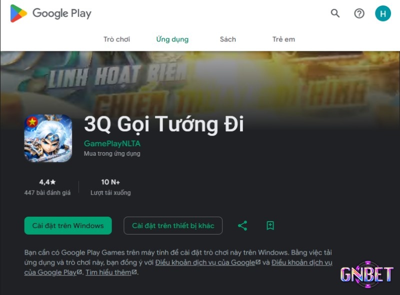 Tìm đúng tên game trên Google Play giúp hạn chế tải tải game 3q cho android nhầm