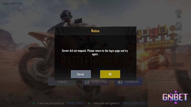PUBG Mobile Global có thể gặp lỗi khi bộ nhớ hoặc kết nối không ổn định